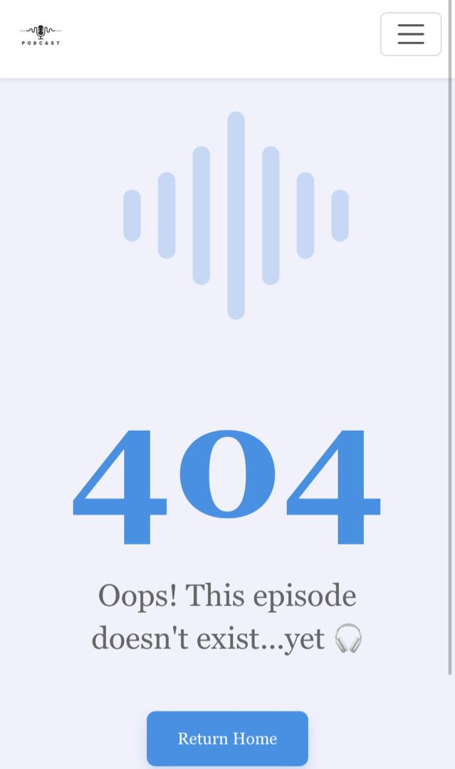 404 Error Page UI